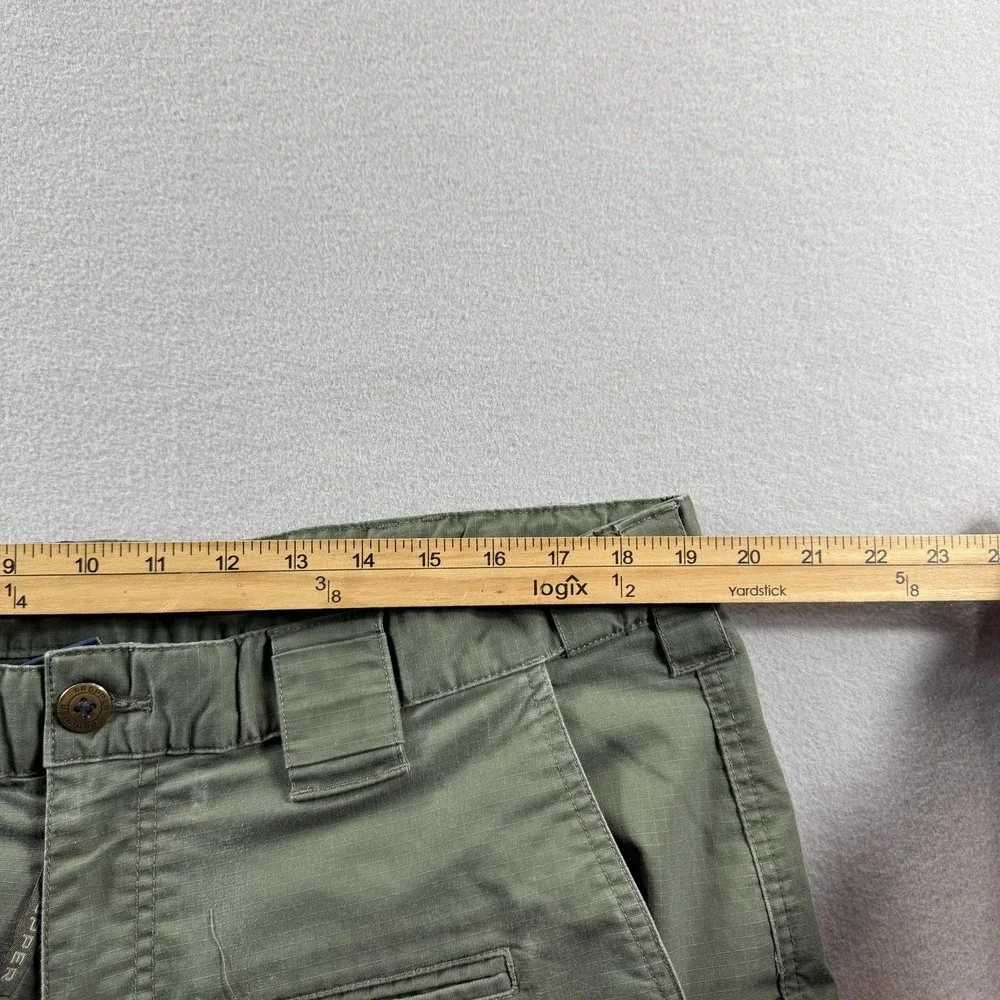 Propper Cargo Pants Mens 40x34 (Fit 38x32) Green Canvas Stretch Workwear